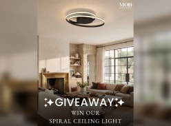 Win a Spiral Ceiling Light - MOD LIGHTING
