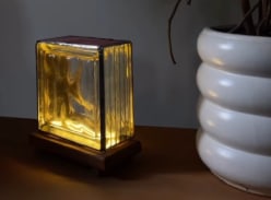 Win a Stained Glass Brick Lamp - Brisa Classics