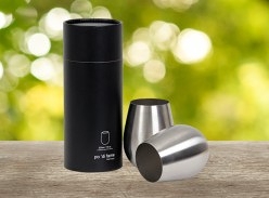 Win a Stemless Stainless Steel Wine Glass Set