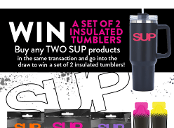 Win 1 of 5 SUP Insulated Tumblers