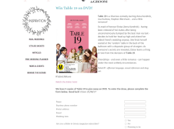 Win Table 19 on DVD!