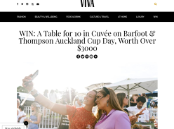 Win Table for 10 in Cuvée on Barfoot and Thompson Auckland Cup Day