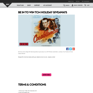 Win TCM HolidayGiveaways