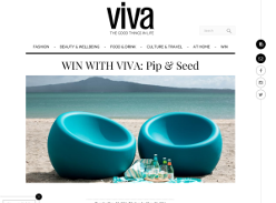 Win teal Pip & Seed designer pod chairs
