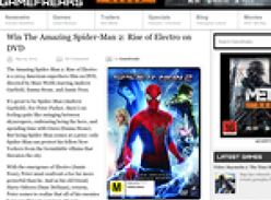 Win The Amazing Spider-Man 2: Rise of Electro on DVD