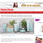 Win The Aromatherapy Company prize pack