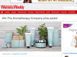 Win The Aromatherapy Company prize pack