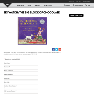 Win The Big Block of Chocolate