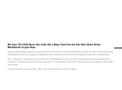 Win the child figure from Star Wars Black Series Mandalorian