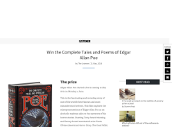 Win the Complete Tales and Poems of Edgar Allan Poe