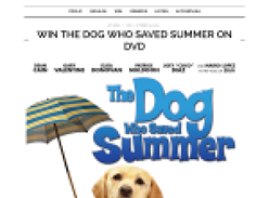 Win The Dog Who Saved Summer on DVD