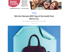 Win the February NEXT bag of the month from Harry & Co.