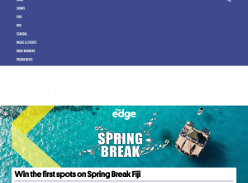 Win the first spots on Spring Break Fiji
