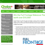 Win the Full Frontage Makeover Package worth over $10,000