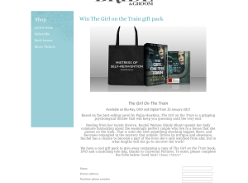 Win The Girl on the Train gift pack