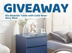 Win the Gorgeous Nia Bedside Table