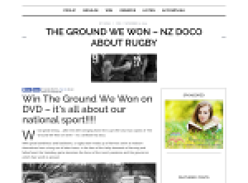 Win The Ground We Won on DVD