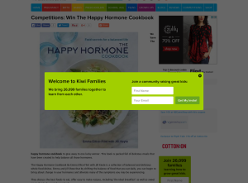 Win The Happy Hormone Cookbook