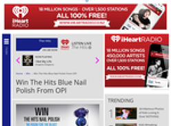 Win The Hits Blue Nail Polish From OPI