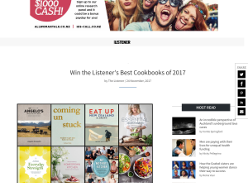 Win the Listener's Best Cookbooks of 2017