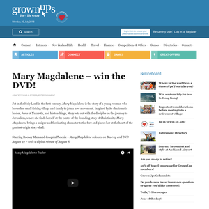Win the Mary Magdalene on DVD