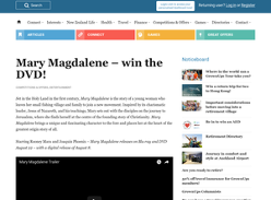Win the Mary Magdalene on DVD