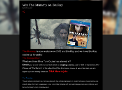 Win The Mummy on BluRay