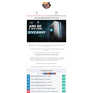 Win the NEW ARK 90 E-ATX Case