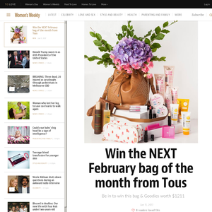 Win the NEXT February bag of the month from Tous