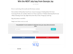 Win the NEXT July bag from Georgia Jay