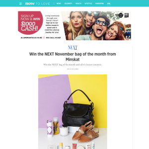 Win the NEXT November bag of the month from Minskat