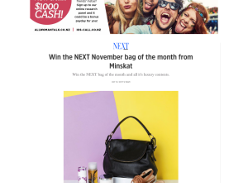 Win the NEXT November bag of the month from Minskat