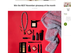 Win the NEXT November giveaway of the month