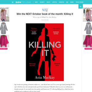 Win the NEXT October book of the month: Killing It