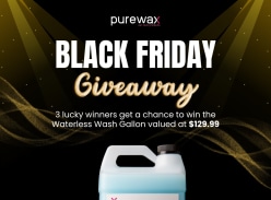 Win the Purewax Waterless Wash and Detailer Gallon