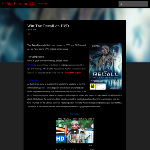Win The Recall on DVD
