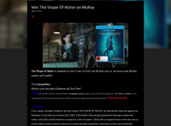 Win The Shape Of Water on BluRay