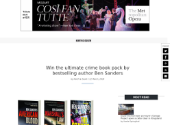 Win the ultimate crime book pack by bestselling author Ben Sanders