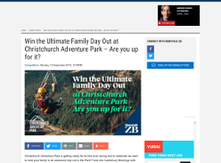 Win the Ultimate Family Day Out at Christchurch Adventure Park