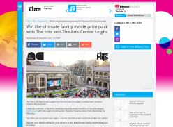 Win the ultimate family movie prize pack with The Hits and The Arts Centre Leighs