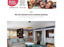 Win the ultimate luxury weekend getaway