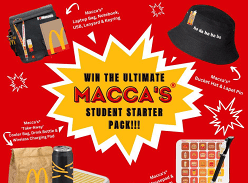 Win the Ultimate Macca’s Student Starter Pack