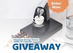 Win the Ultimate Nespresso Storage Drawer Holder