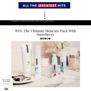 Win The Ultimate Skincare Pack With Snowberry