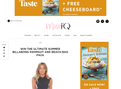 Win the ultimate summer Billabong swimsuit and beach bag pack