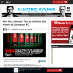 Win the Ultimate Trip to Anfield, the Home of Liverpool FC