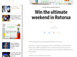 Win the Ultimate Weekend in Rotorua