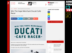 Win The Vape Merchant Ducati Cafe Racer