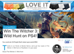 Win The Witcher 3: Wild Hunt on PS4