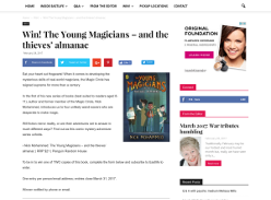 Win! The Young Magicians and the thieves almanac